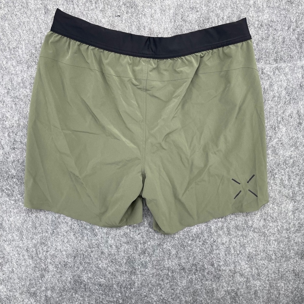 Ten Thousand Shorts Mens Extra Large Green 7 Inch Inseam Training Interval
